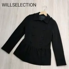 WILLSELECTION ウィルセレクション ジャケット ペプラム 軽アウター