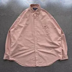 【90s古着】RalphLaurenラルフローレン ビッグシャツ XL