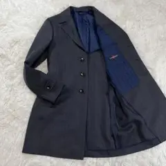 アレキサンダージュリアン　アルフレッドブラウン生地使用　チェスターコート　M