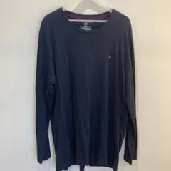 トミーヒルフィガー ネイビー長袖カットソー