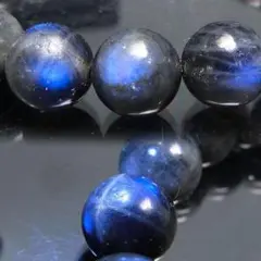 天然石 ブラックムーンストーン 10mm ブレスレット moo1000