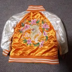 子供用ドラゴン刺繍スカジャン