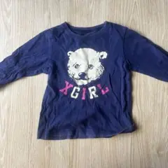 XGIRL 長袖カットソー クマ　95㎝