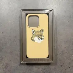 MAISON KITSUNE iPhone14proケース　ベージュ