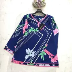 新品同様 2021年 LEONARD レオナール カンカン チュニック 花柄