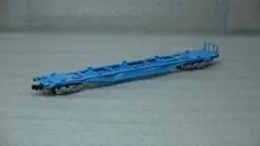 Nゲージ　コキ104-1612　コンテナなし　破損あり。