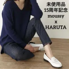 レア 未使用品 moussy x HARUTA 15周年記念 コラボシューズ