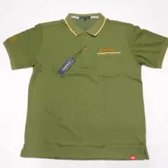 ロサーセン 定価14300円 グリーン 半袖 ゴルフシャツ 鹿の子ポロシャツ M