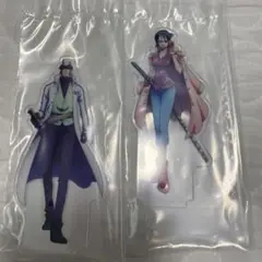 一番くじ　ワンピース　絶対的正義　F賞　アクリルスタンド　たしぎ　ヘルメッポ