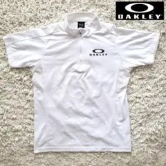 【人気】OAKLEY｜半袖 モックネック シャツ ハーフジップ