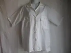 パコラバンヌ　シャツ　ホワイト　白　半袖　M　綿