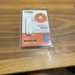 TDK TRANS-IT ホワイト USBメモリ 8GB
