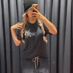 【送料無料】USA古着 Tシャツ Y2K 平成 ギャル 小さめサイズ 古着
