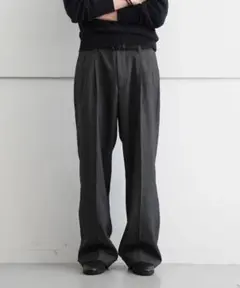 KAIKO Wide slacks "GRAY"