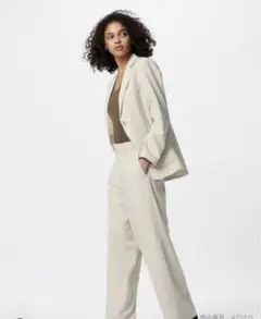 新品UNIQLO感動ワイドパンツ♡ベージュXSユニクロ未使用タグ付き