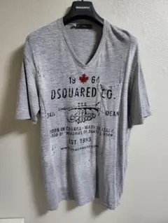 ディースクエアード DSQUARED2 グレー ダメージ加工 サイズL