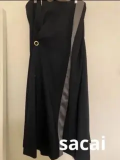 sacai アシンメトリーワンピース