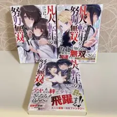 【初版】凡人転生の努力無双　1巻2巻3巻　セット