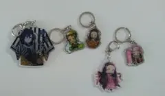 鬼滅の刃　アクリルキーホルダー 5個セット