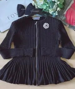 極美品!FOXEYアレグロカーディガン 38 Reneフォクシー