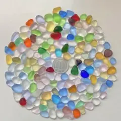 198 シーグラス　レアカラー入り　小粒　100g