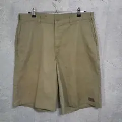 ディッキーズ　ハーフパンツ　ショーツ　カーキW36程度