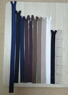 プラスチックファスナー 10本セット 約25~48cm