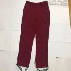 NIKE ジャージ パンツ レア足かけ裾ゴム メンズXL えんじ色