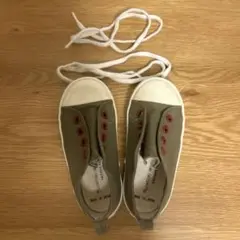 グリーンレーベル　キッズスニーカー　カーキ