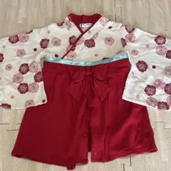 袴　ロンパース　80