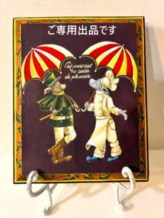 傘の花が咲くマドレーヌジエリへどうぞ・・・　トールペイント