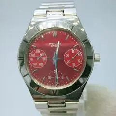 【稼働品】CITIZEN シチズン wicca 赤 レディース 腕時計