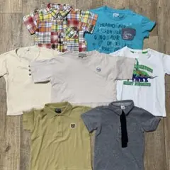 男の子　夏物　半袖Tシャツ　７枚セットまとめ売り　110㎝