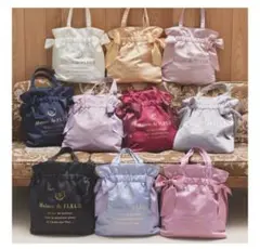 Maison de FLEUR リボン付きトートバッグ 二種類セット