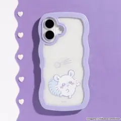 [新品] ちいかわ iPhone16Pro うねうねケース モモンガ ラベンダー