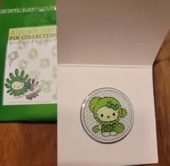 藻キティ　ピンバッジ　ボルボックス