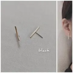 スティックピアス　ゴールド