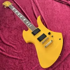 【良・美品】イエローハート/hideモデル。モッキンバード。ソフトケース付属。 中古】Fernandes / Burny MG-165S HY XJapan hide Model Yellow