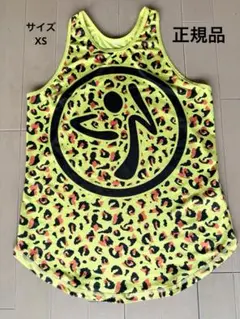 Zumba 正規品イエロー ヒョウ柄 タンクトップ