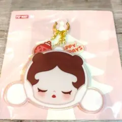 ミラー キーホルダー　スカルパンダSKULLPANDA　ノベルティpopmart