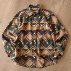 Carhartt WIP ネイティブ柄/フランネルシャツ/長袖/古着/S