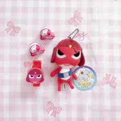 ギロロ伍長 ぬいぐるみマスコットキーホルダー ちびケロねむらせ隊 ライトブレス