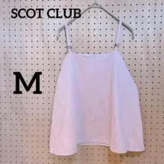 【SCOT CLUB】ピンク キャミソール M スウェード調