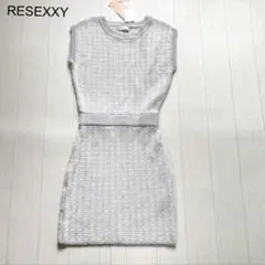 新品タグ付♡RESEXXY ツイード調ミニワンピース F