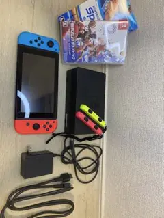Nintendo Switch 本体 、ソフト2つ付き