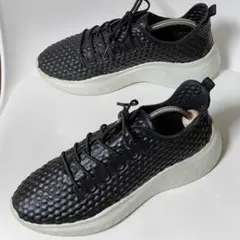 エコー ecco レディース 厚底　スニーカー THERAP 本革 　黒　24