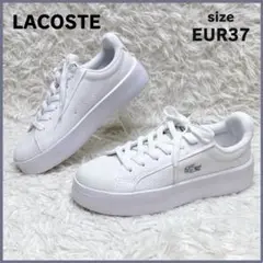 新品タグ付き✨ LACOSTE 厚底スニーカー CARNABY size37
