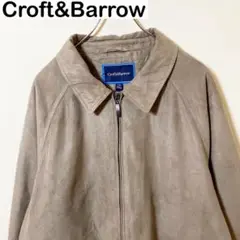 CROFTu0026BARROW Vintageフェイクスウェード ブルゾン 古着