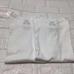 コストコ　カークランド メンズ　白Tシャツ Ｌサイズ パックT 2枚