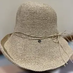 AQUAメランジェ ×1st edition たためる麦わら帽子